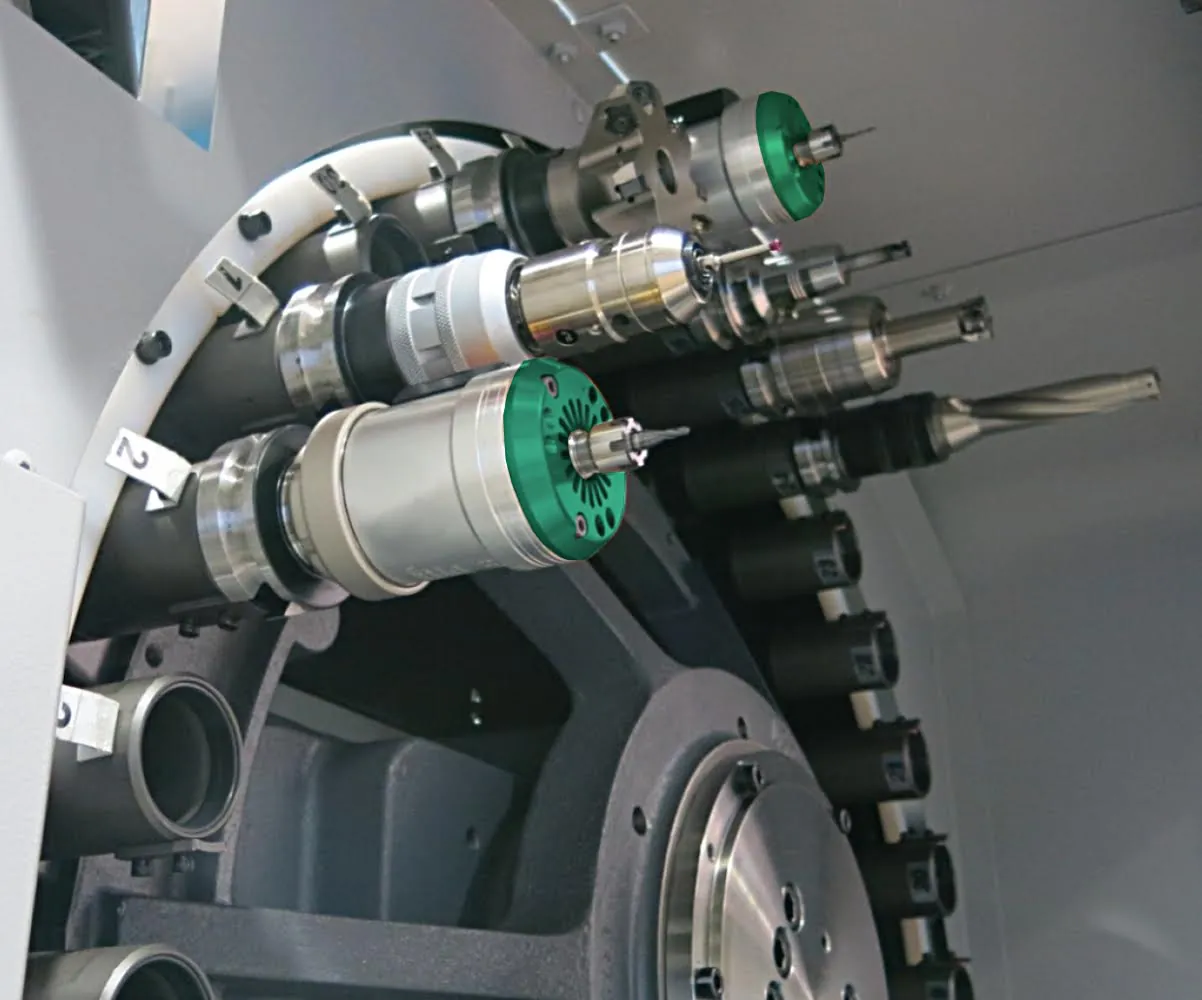 Jet Spindles Colibri em máquina CNC